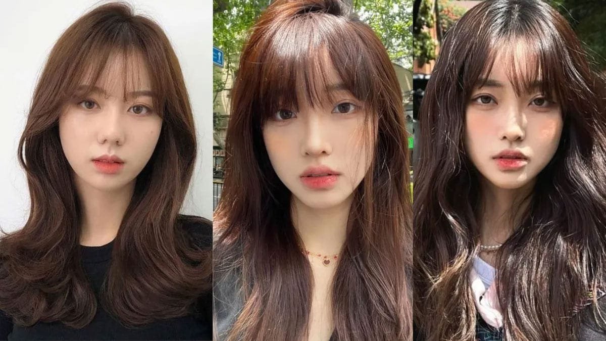 tóc nâu trà lạnh phai màu