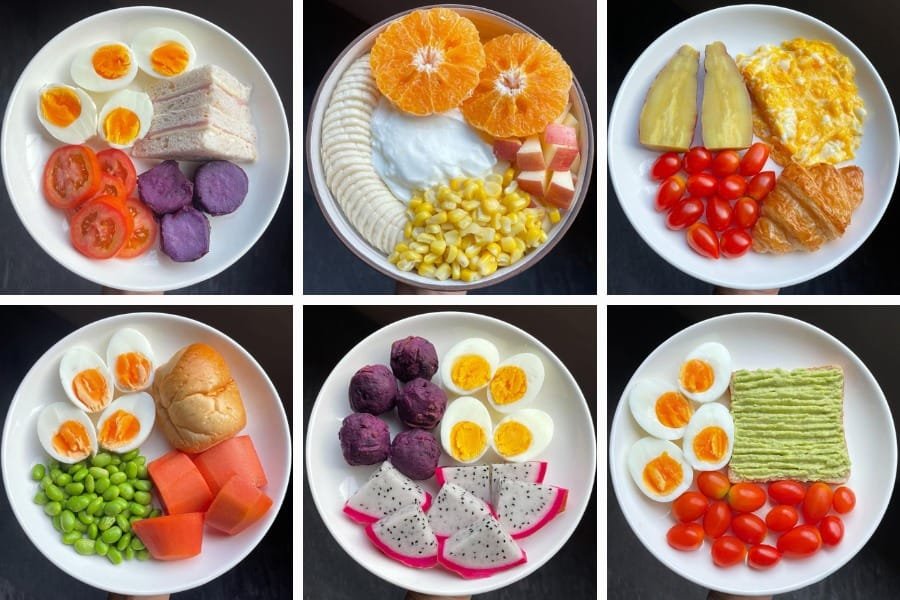 lịch ăn sáng 1 tuần