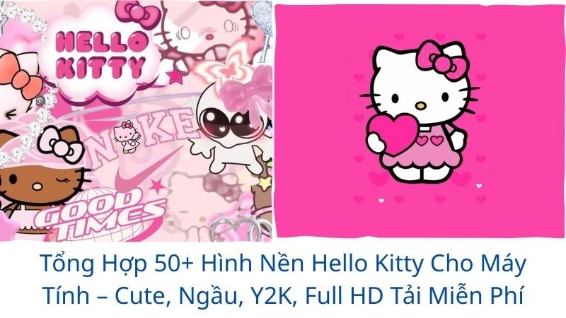 hình nền hello kitty cho máy tính
