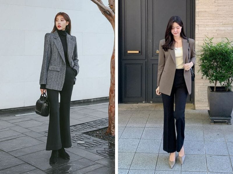 quần ống loe mặc sao đẹp