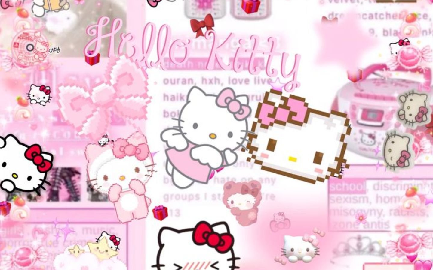 hình nền hello kitty pc
