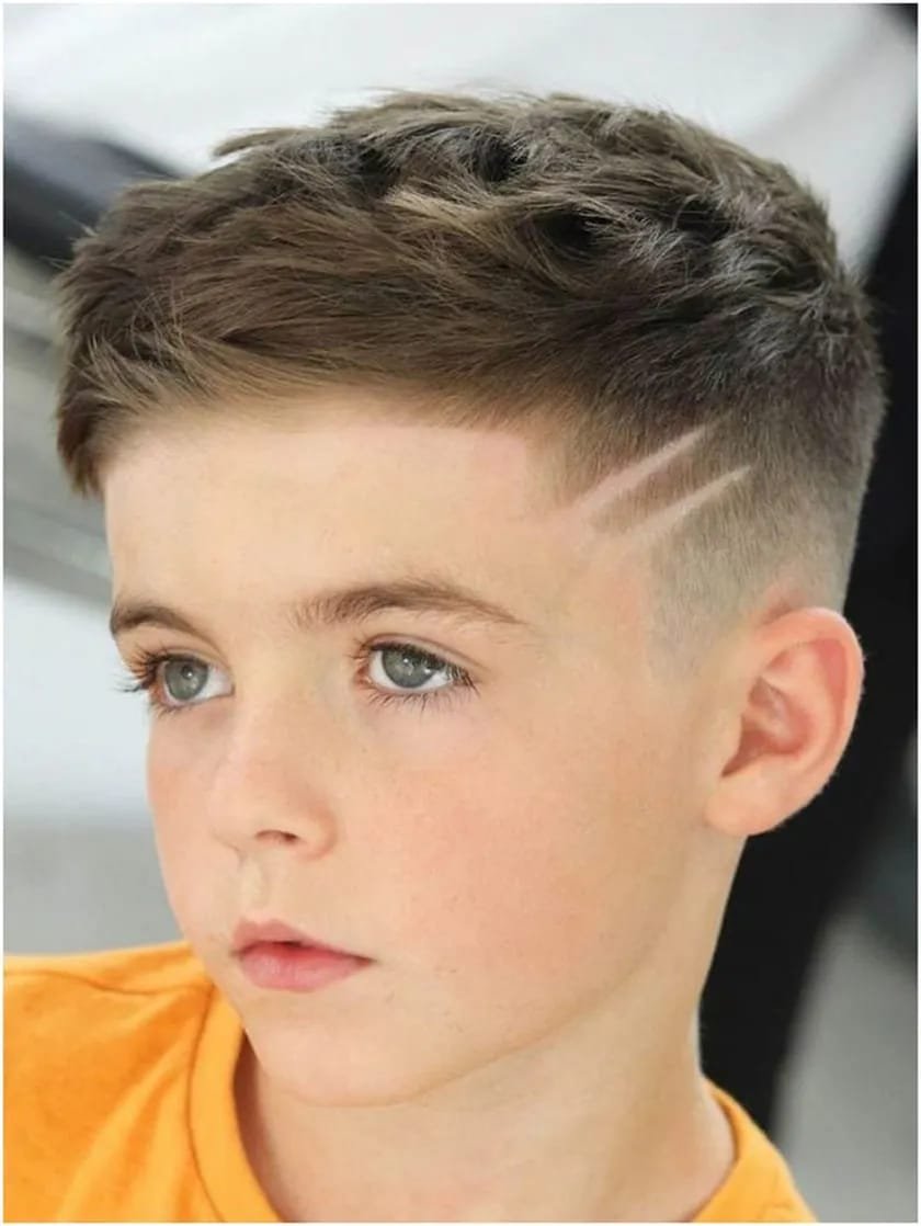 mẫu tóc bé trai 13 tuổi
