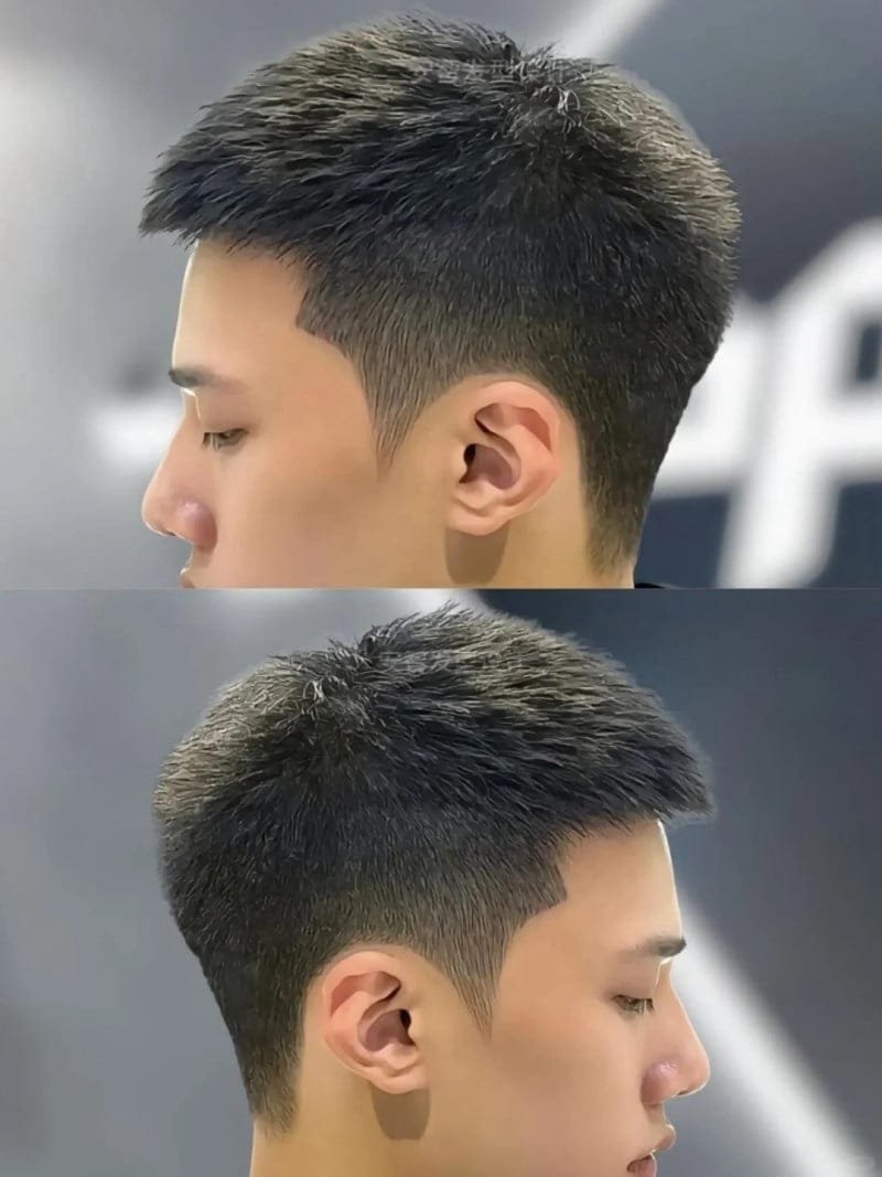 tóc đẹp cho nam mặt tròn