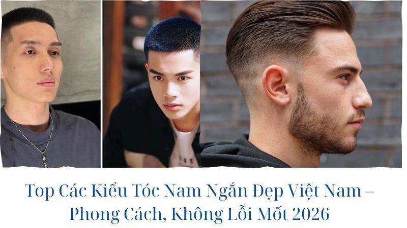 kiểu tóc nam ngắn đẹp việt nam