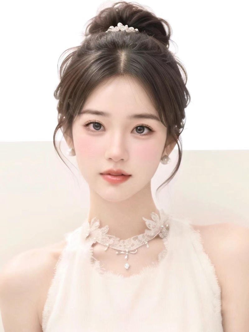 kiểu tóc búi dự tiệc trẻ trung sang chảnh