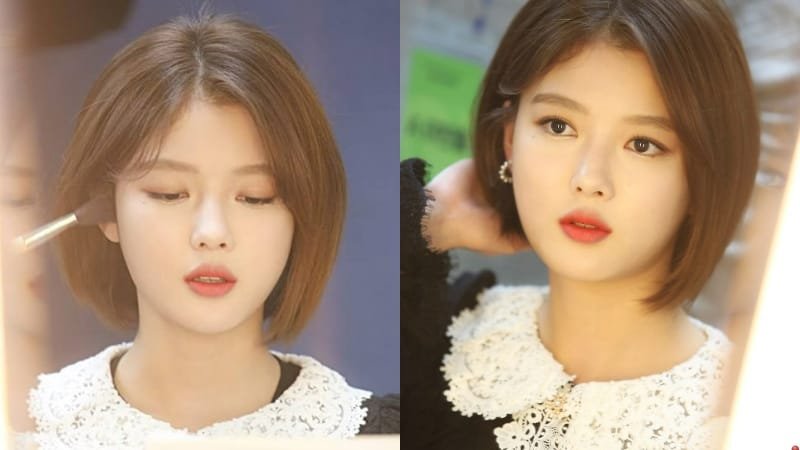 tóc ngắn giúp mặt thon gọn