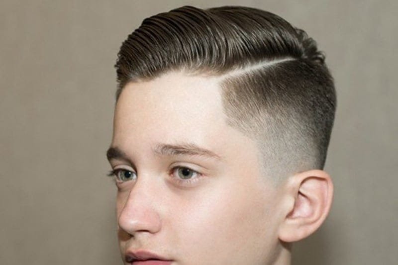 kiểu tóc bé trai đáng yêu 