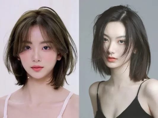 kiểu tóc cho mặt tròn nữ