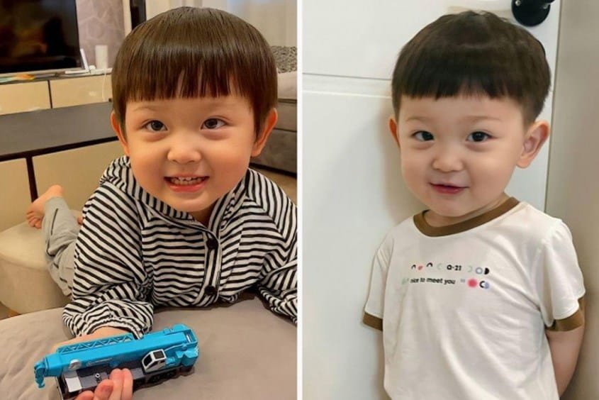 kiểu tóc đẹp cho bé trai 1 tuổi