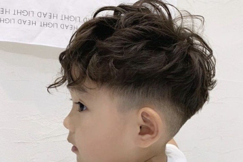 kiểu tóc bé trai hiện đại 