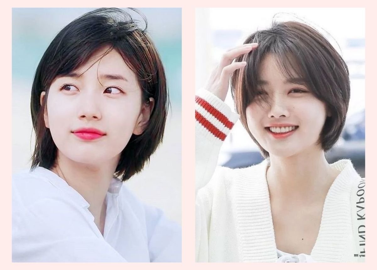 các kiểu tóc ngắn cho mặt tròn béo giúp mặt thon gọn