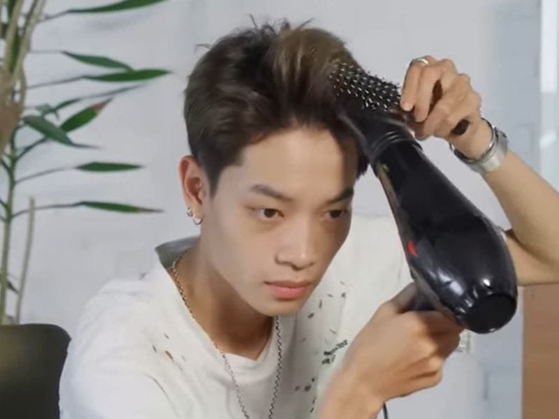 kiểu tóc side part 7/3 nam