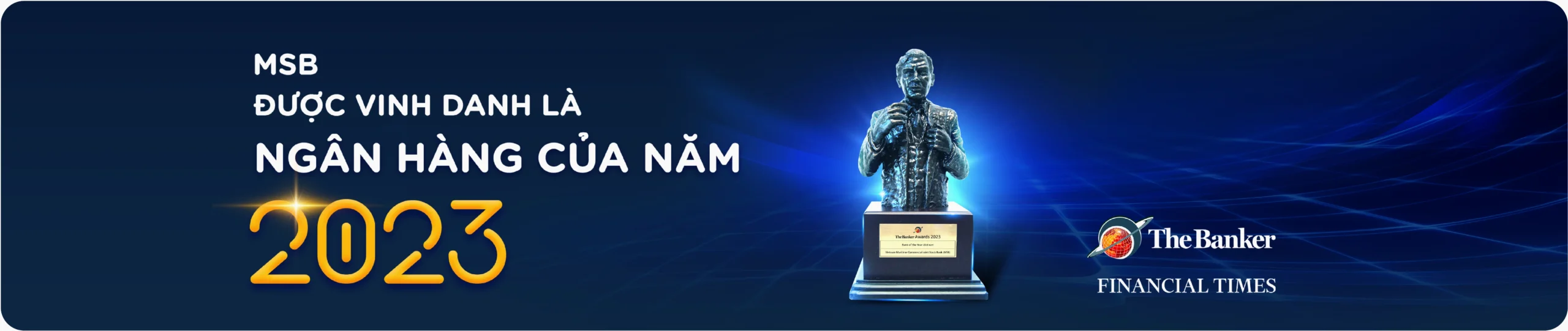 MSB đạt giải thưởng Ngân hàng của năm