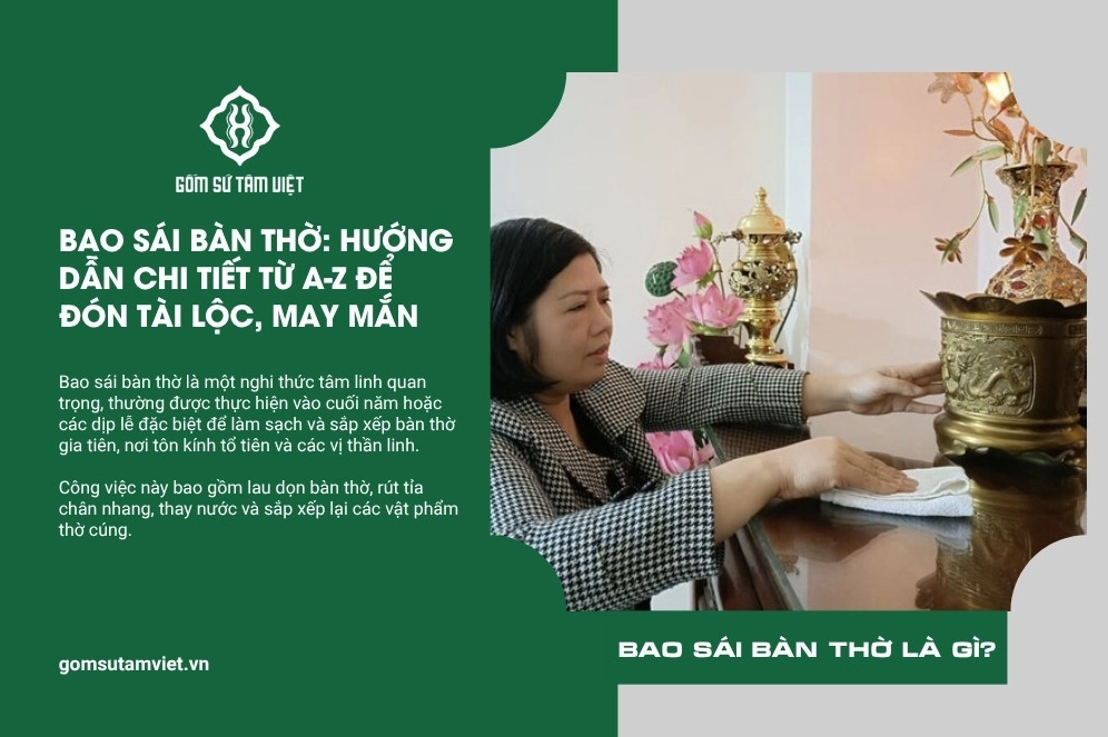 bao sái bàn thờ là gì