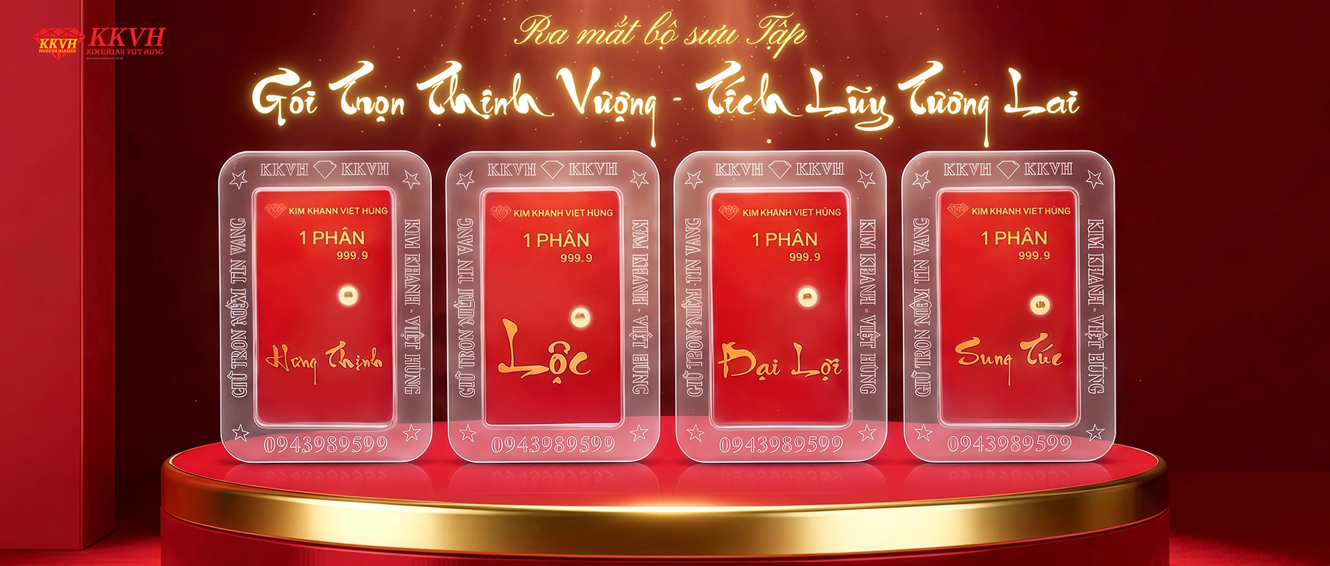 Bộ sưu tập vàng tích trữ và quà tặng giá trị