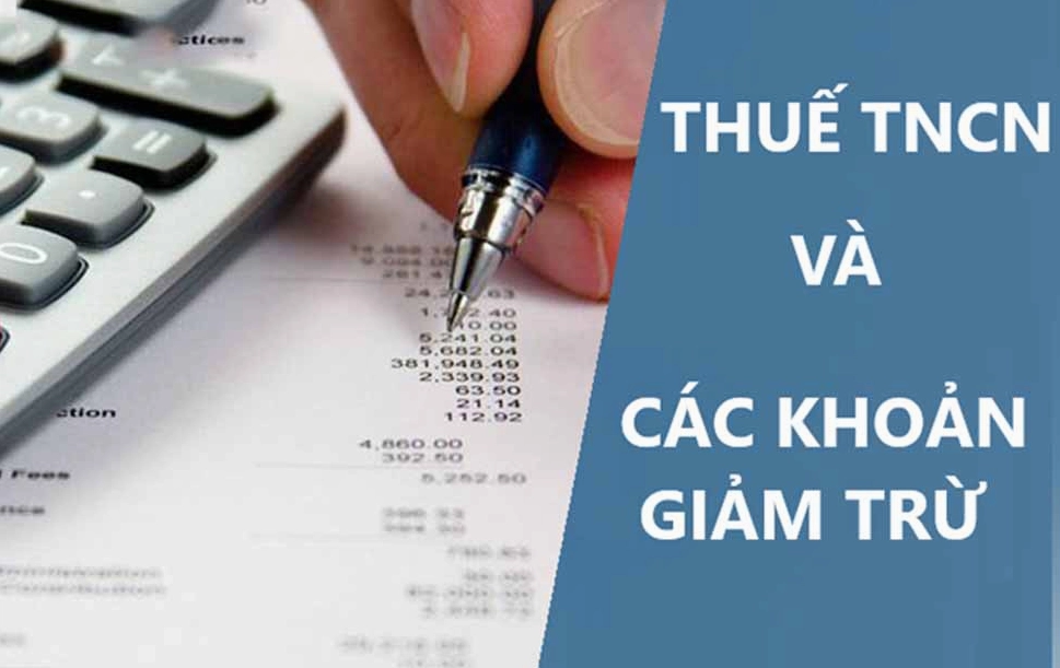 cách tính thuế TNCN và các khoản giảm trừ