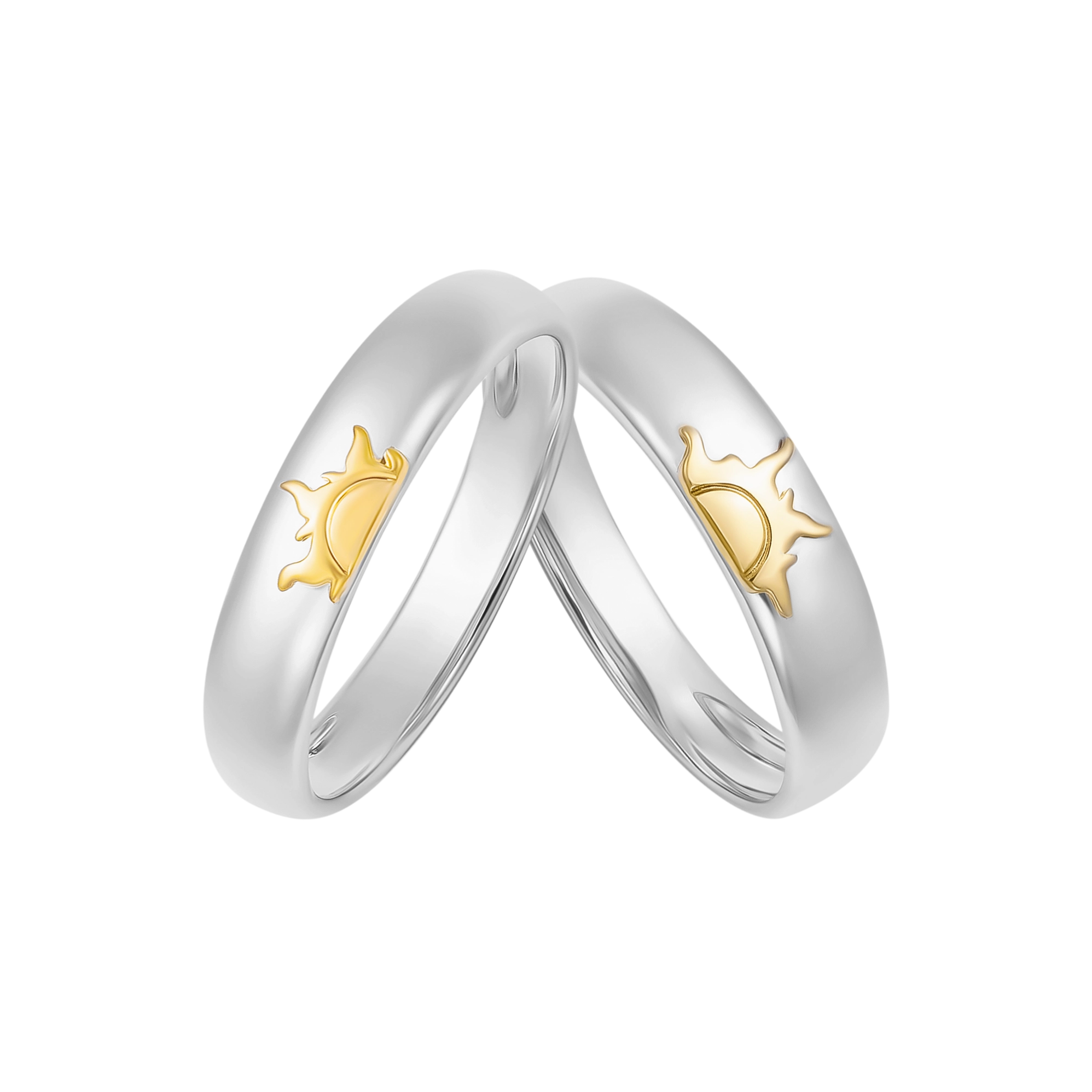 Cặp nhẫn cưới vàng minh họa cho sự bền bỉ của chất liệu