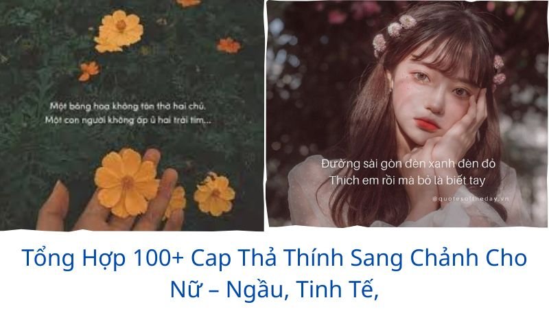 cap thả thính sang chảnh cho nữ