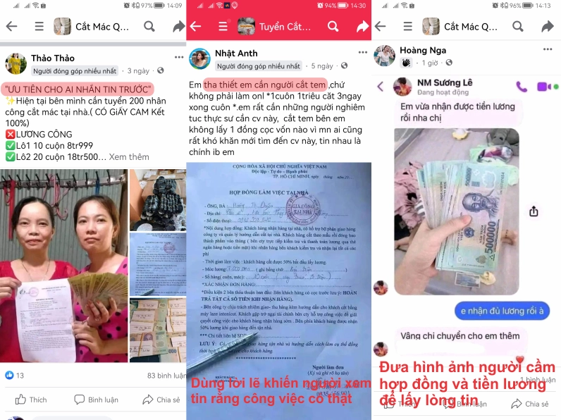 Chiêu trò lừa đảo cắt nhãn mác quần áo