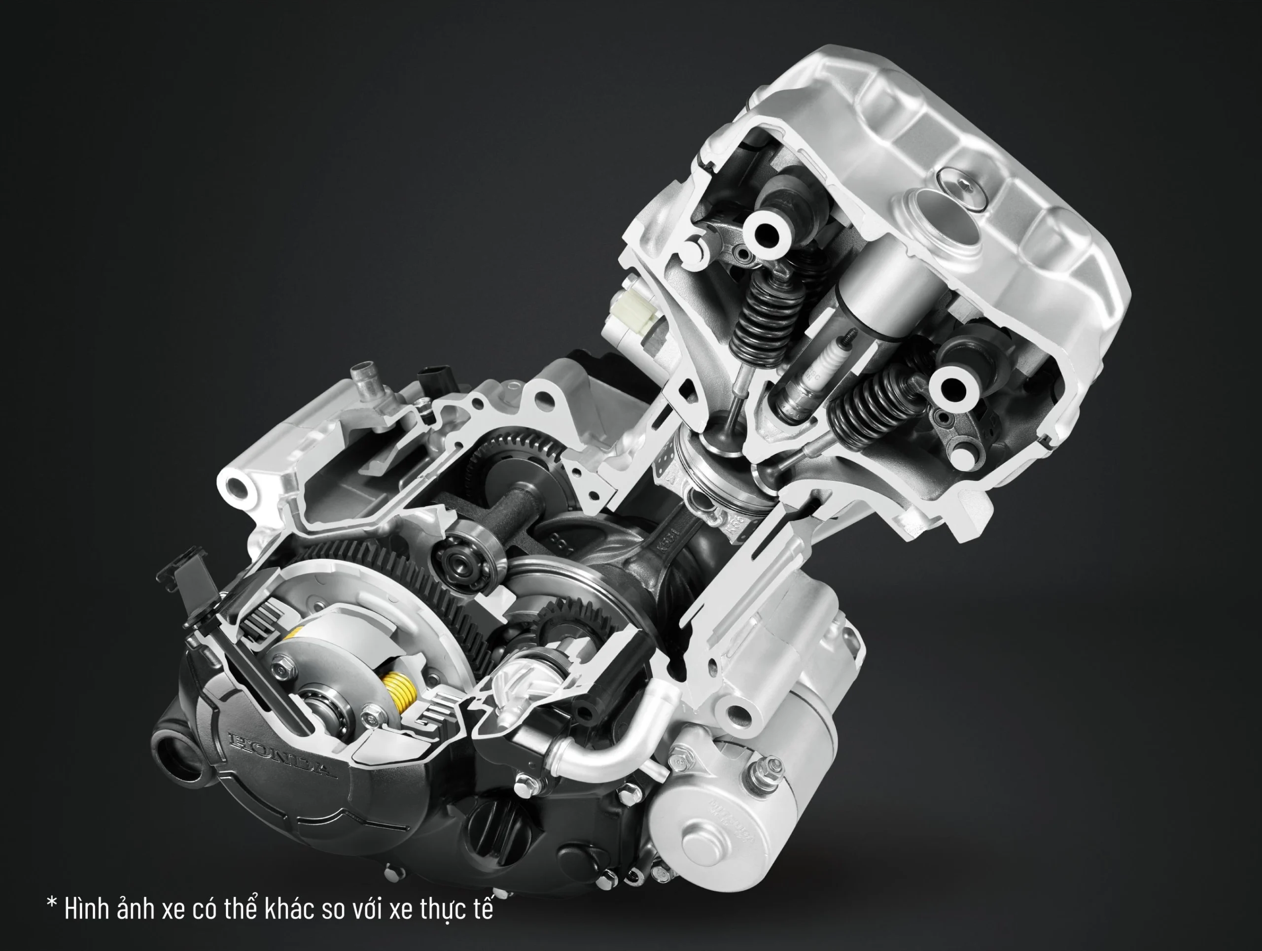 Động cơ DOHC 150cc mạnh mẽ trên Honda CBR150R