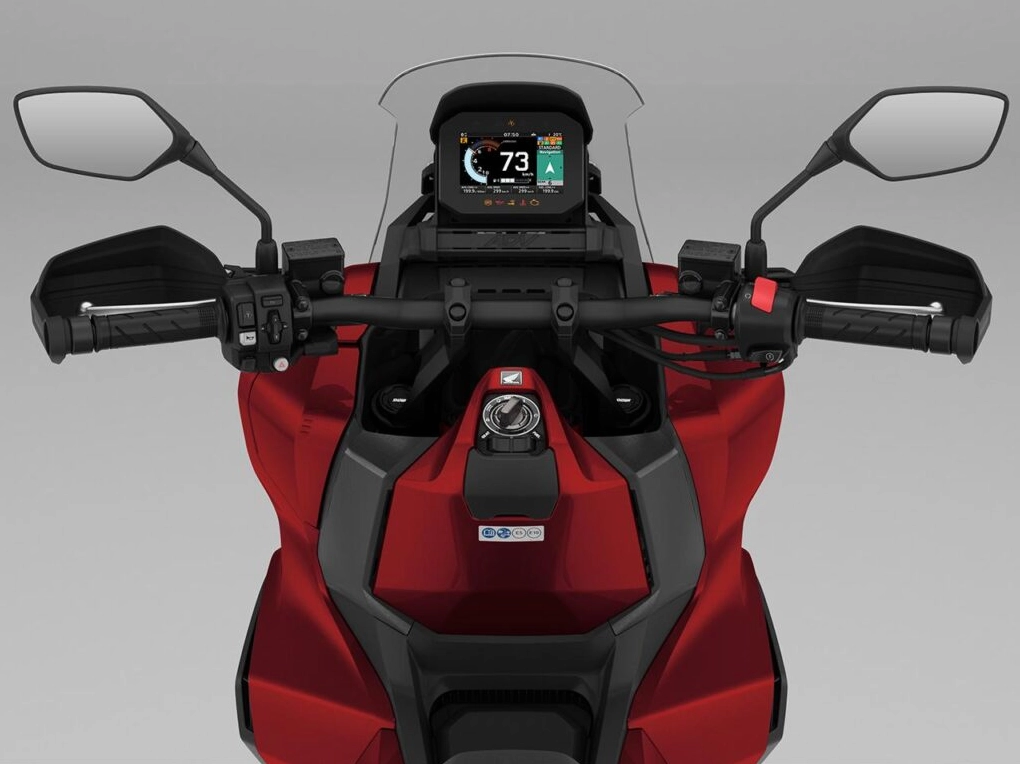 Ghi đông thuôn cứng của Honda ADV 350