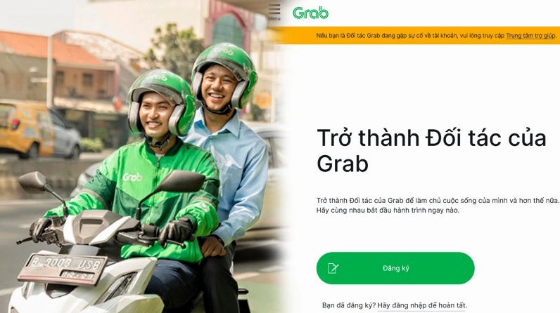 Grab trở thành ứng dụng quen thuộc giúp kết nối giữa tài xế và khách hàng