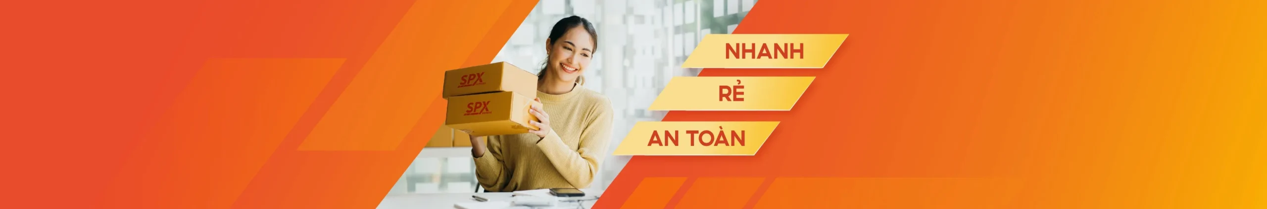 Gửi hàng nhanh chóng với SPX: lấy tận nơi, giao tại điểm, phủ sóng 34 tỉnh thành, theo dõi real-time, an toàn tiện lợi.