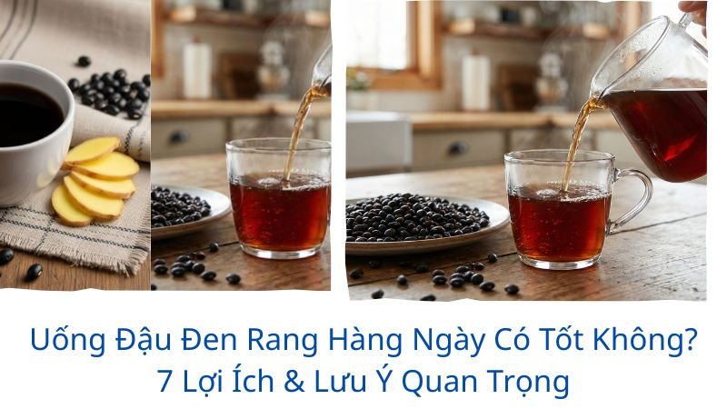 uống đậu đen rang hàng ngày có tốt không