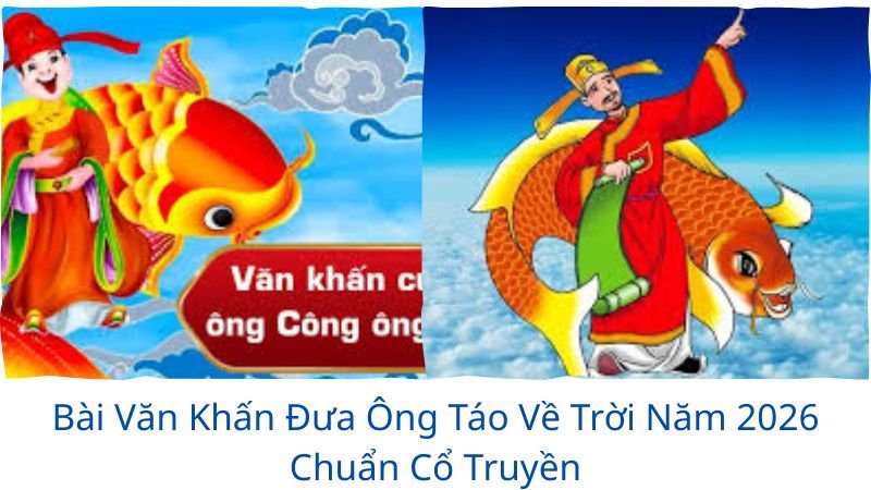 văn khấn đưa ông táo về trời