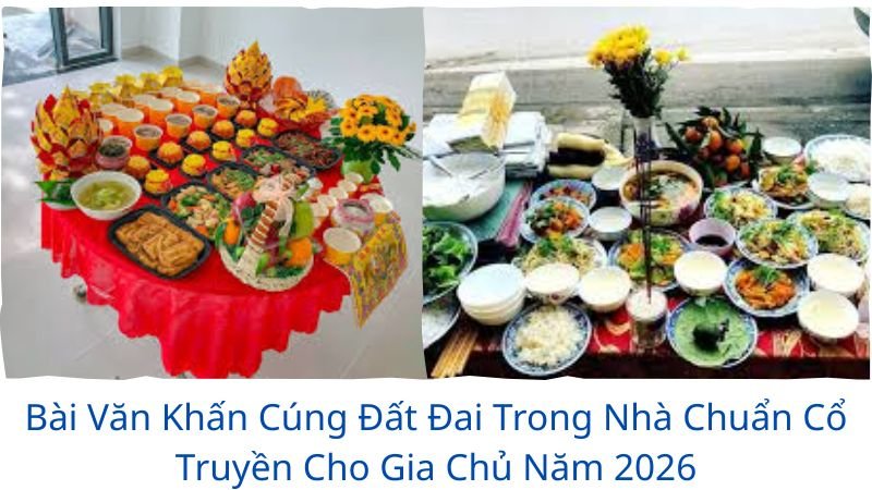 văn khấn cúng đất đai trong nhà