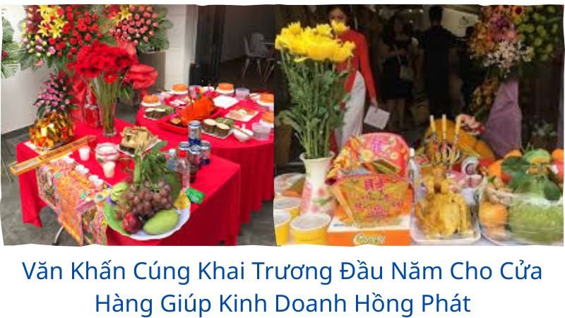 văn khấn cúng khai trương đầu năm