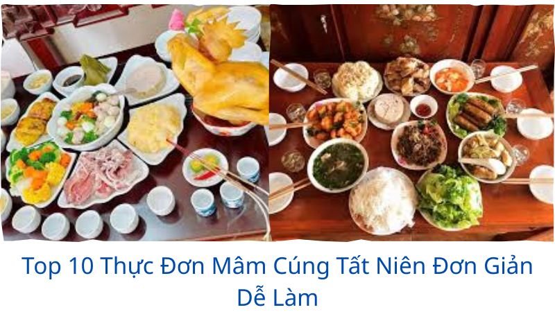 mâm cúng tất niên gồm những gì