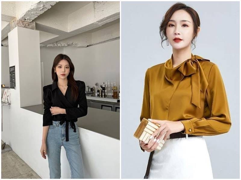 áo sơ mi nữ sang trọng