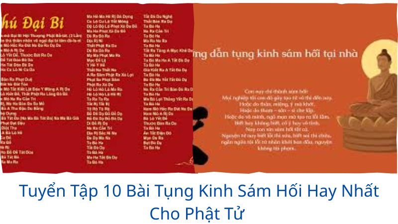 10 bài tụng kinh sám hối hay nhất