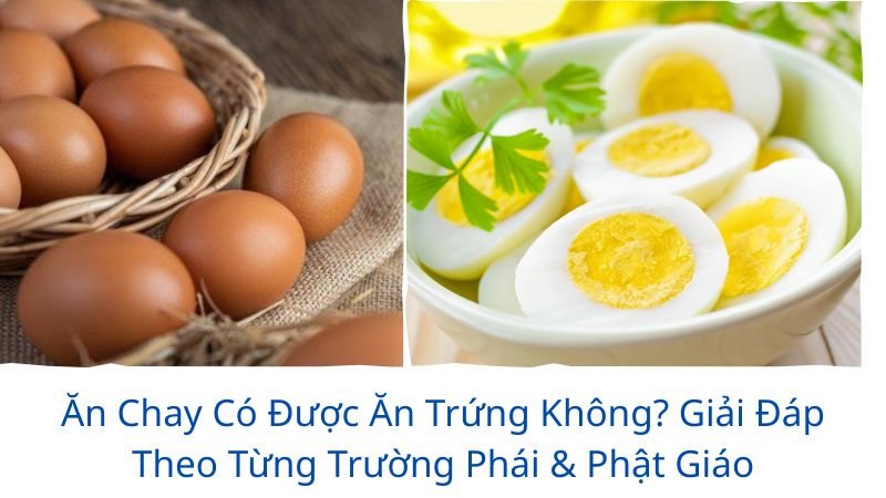 ăn chay có được ăn trứng không