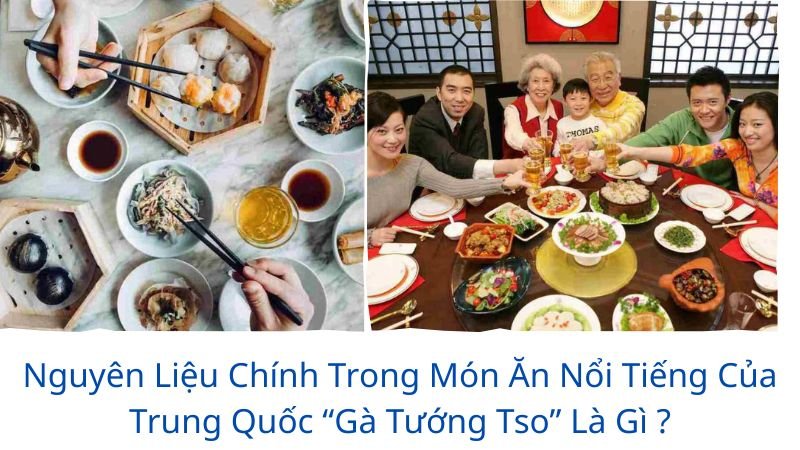 nguyên liệu chính trong món ăn nổi tiếng của trung quốc “gà tướng tso” là gì ?
