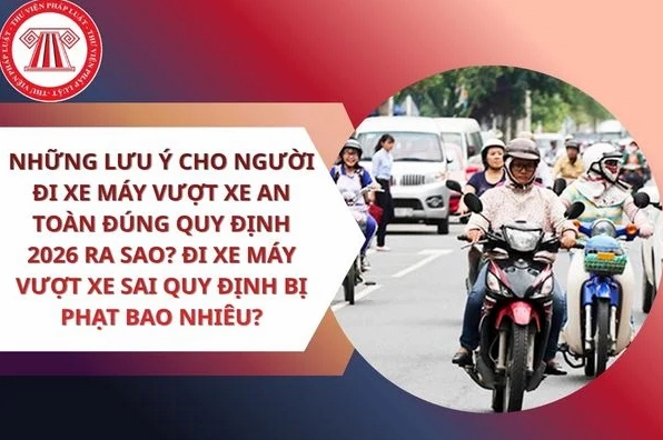Lưu ý cho người đi xe máy an toàn