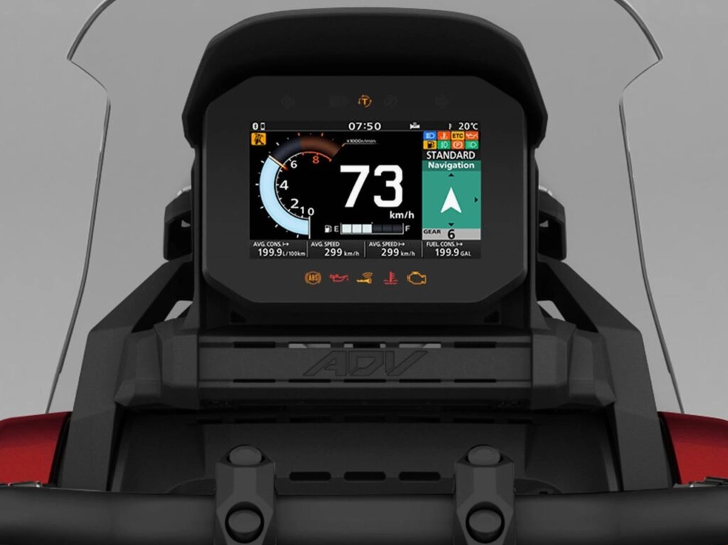 Màn hình TFT màu 5 inch trên Honda ADV 350