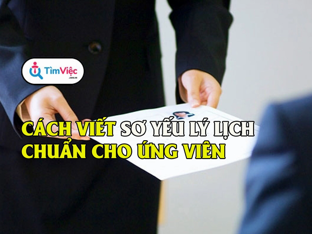 Mẫu sơ yếu lý lịch xin việc chuẩn, mới nhất 2025