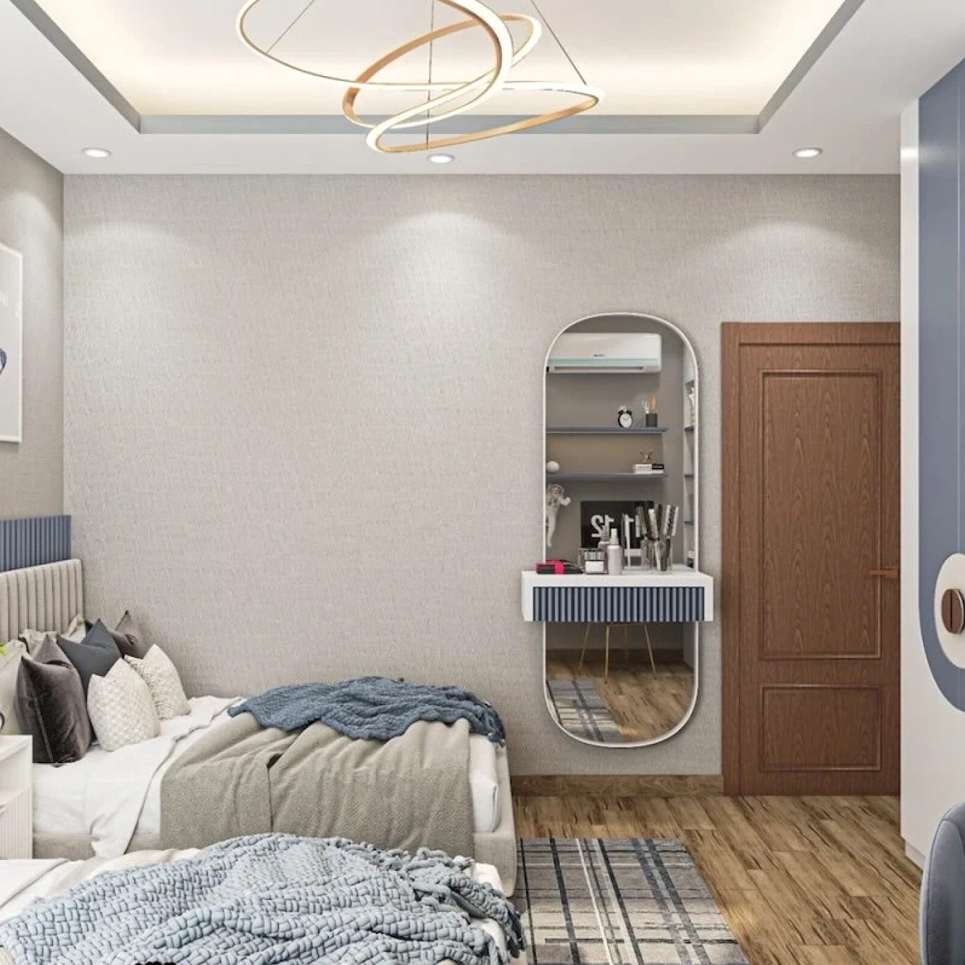 mau son tuong xam nhat phong be gai 2030