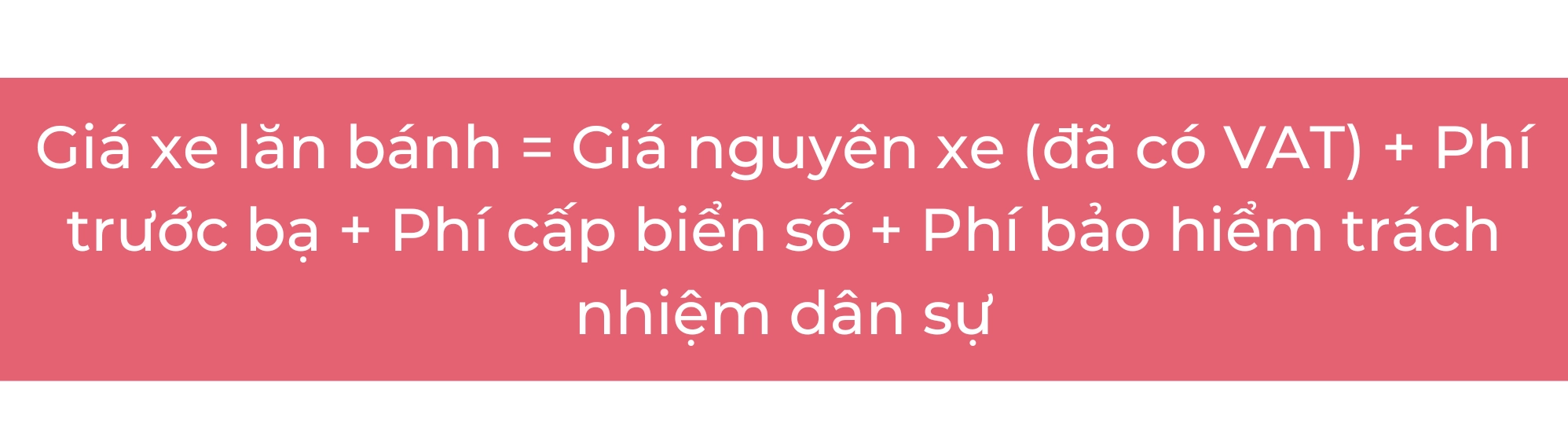 Minh họa cách tính giá lăn bánh xe máy Honda Vario 160