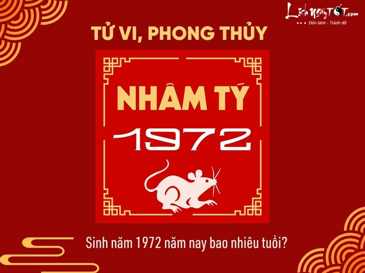 Người sinh năm 1972 Nhâm Tý tìm hiểu về tử vi phong thủy và tuổi tác