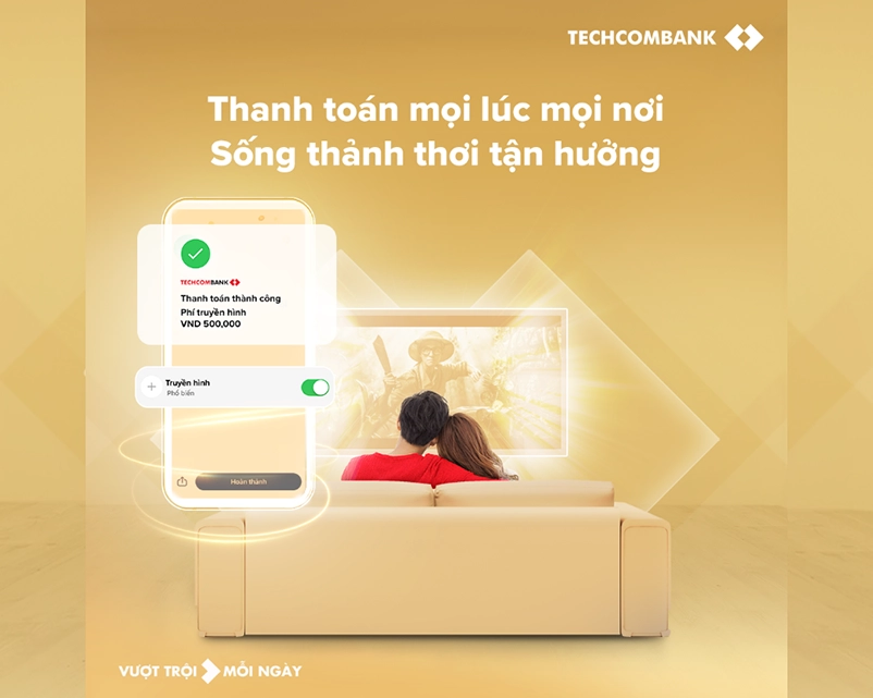 Sử dụng thẻ tín dụng, dễ dàng thanh toán mọi lúc mọi nơi.