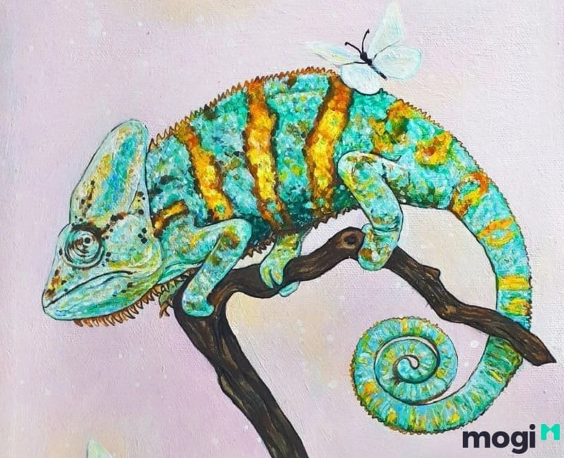 Tắc kè hoa vào nhà thì đây là điềm báo tốt trong phong thủy.