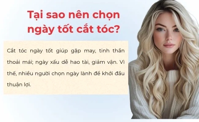 Tại sao nên chọn ngày tốt cắt tóc?