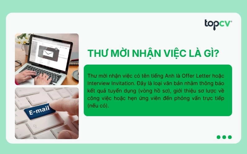 Thư mời nhận việc tiếng Anh là Offer Letter hoặc Interview Invitation