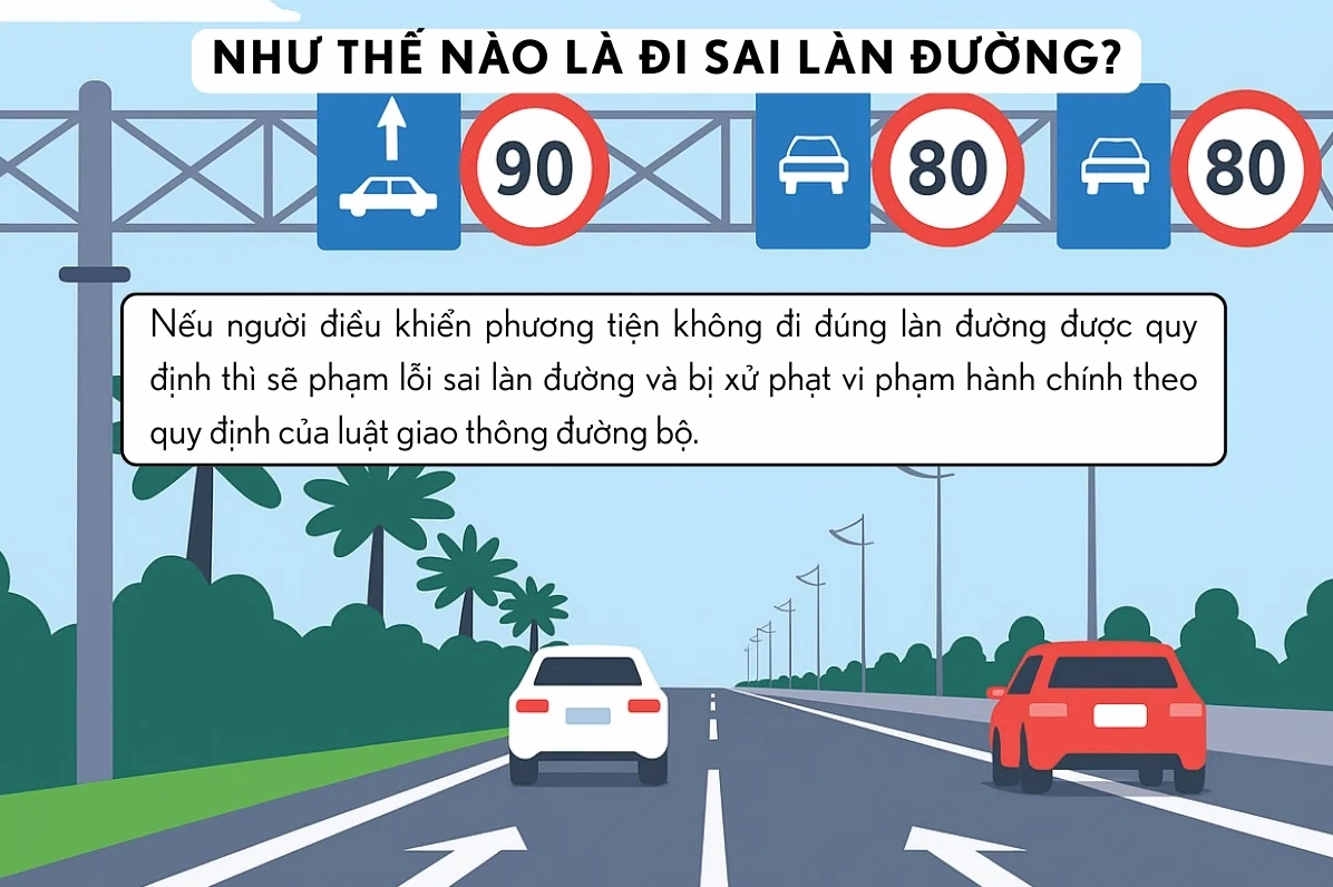 Tìm hiểu về lỗi đi sai làn đường