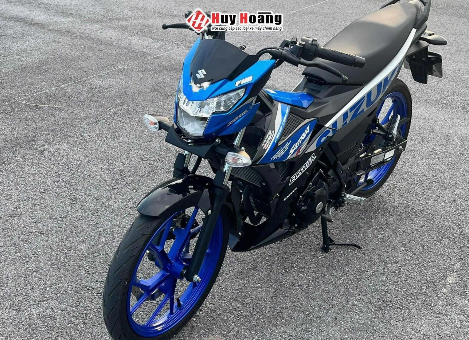 Tổng quan thiết kế thể thao của xe côn Suzuki Satria F150