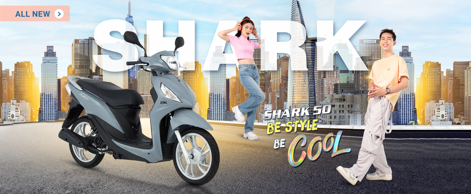 Tổng quan xe Shark 50cc