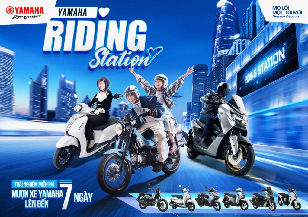 Trải nghiệm xe miễn phí lên đến 7 ngày tại YAMAHA RIDING STATION 2026